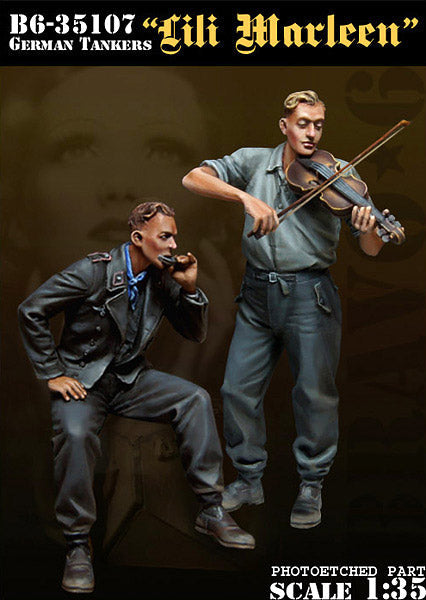 ブラボー6 35107 1/35 ドイツ戦車兵「リリー・マルレーン」(2体セット)