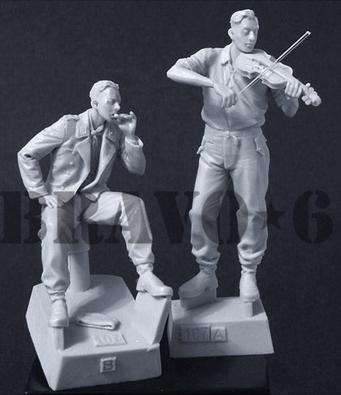 ブラボー6 35107 1/35 ドイツ戦車兵「リリー・マルレーン」(2体セット)