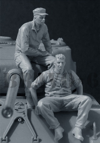 ブラボー6 35109 1/35 アメリカ戦車クルー1944-45 2体セット イージーエイト搭乗(2)