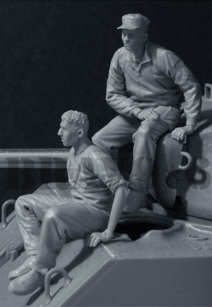 ブラボー6 35109 1/35 アメリカ戦車クルー1944-45 2体セット イージーエイト搭乗(2)