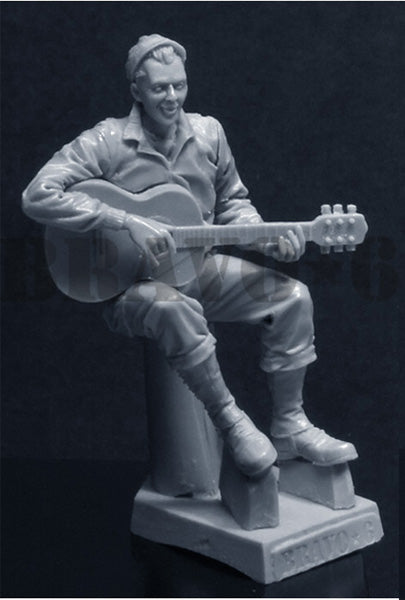 ブラボー6 35116 1/35 WWIIアメリカ ギターを演奏する兵士