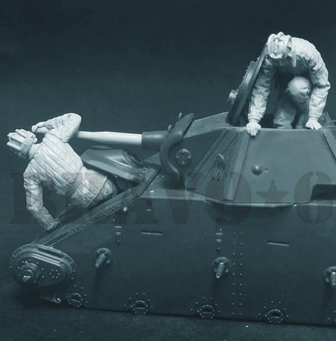 ブラボー6 35141 1/35 WWII ロシア T-70軽戦車搭乗員冬季装備セット 搭乗