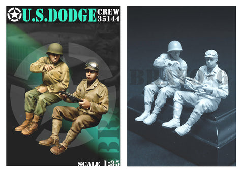 ブラボー6 35144 1/35 WWIIアメリカ ダッジトラック搭乗員(1)