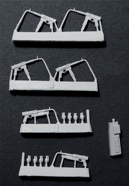 ブラボー6 35204 1/35 フランスMAT-69 短機関銃(6個)&手榴弾セット