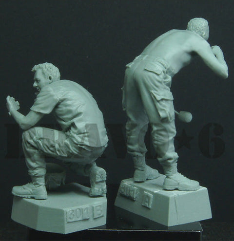 ブラボー6 35301 1/35 アメリカ 歩兵ベトナム"グッド・モーニングアメリカ"(2体セット)