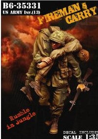 ブラボー6 35331 1/35 アメリカ陸軍 歩兵 (13) - 消防士搬送