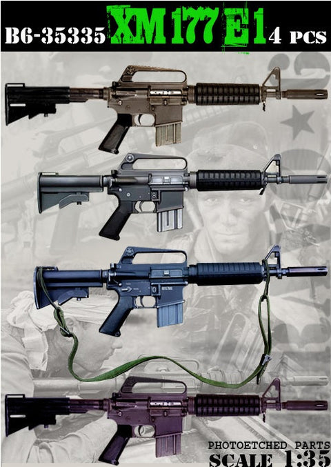 ブラボー6 35335 1/35 ベトナム戦争・現用 アメリカ XM177E1(4個入)
