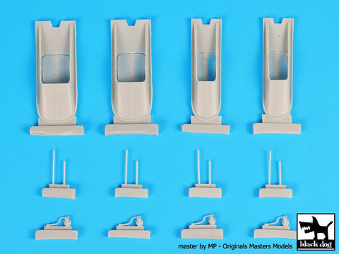 ブラックドッグ A48049 1/48 Ch-47 チヌーク スキーアクセサリーセット (イタレリ用)