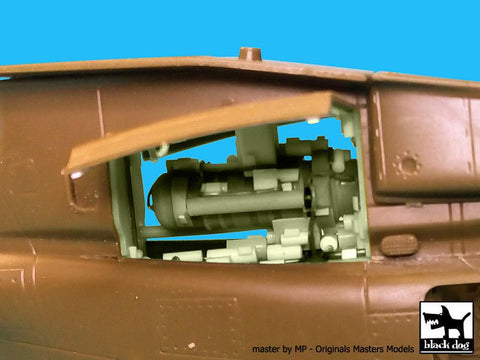 ブラックドッグ A48061 1/48 OH-58 D カイオワ エンジン(イタレリ用)