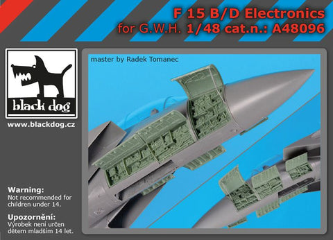 ブラックドッグ A48096 1/48 F-15 C/D 電子機器 (G.W.H用)