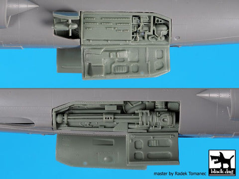 ブラックドッグ A48107 1/48 F-104 電子機器+カノン砲 (キネティック用)