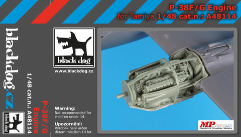 ブラックドッグ A48114 1/48 P-38 F-G エンジン (タミヤ用)