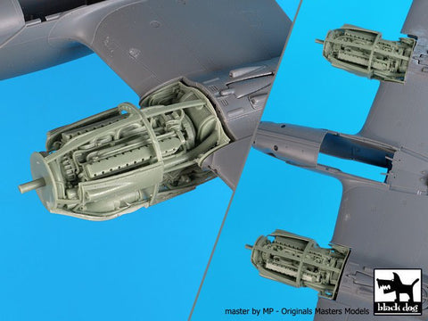 ブラックドッグ A48115 1/48 P-38 F-G エンジン (タミヤ用)