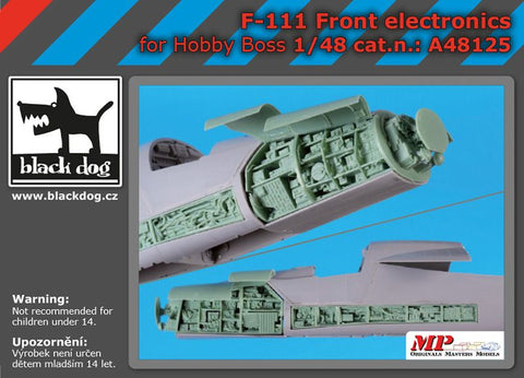 ブラックドッグ A48125 1/48 F-111 フロント 電子機器 (ホビーボス用)