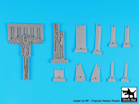 ブラックドッグ A48126 1/48 F-111 スパイン 油圧機器 (ホビーボス用)