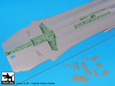 ブラックドッグ A48126 1/48 F-111 スパイン 油圧機器 (ホビーボス用)