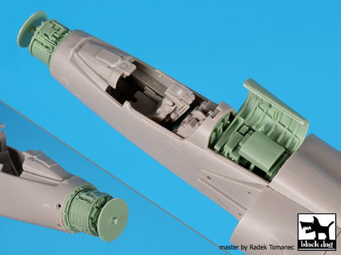 ブラックドッグ A48139 1/48 ミラージュ F1 レーダー+スパイン 電子機器 (キティホーク用)