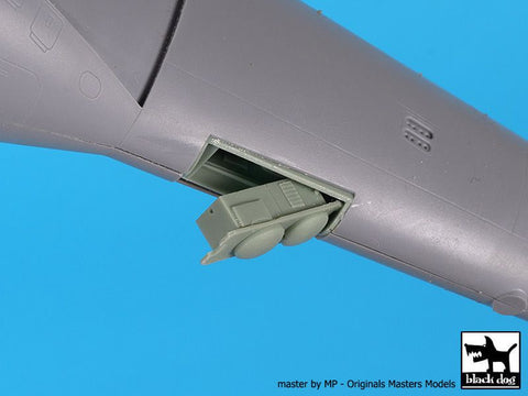 ブラックドッグ A48147 1/48 Mi-24 ハインド カノン砲 + 電子機器 (ズベズダ用)