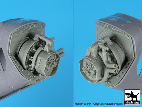 ブラックドッグ A48149 1/48 H-34 エンジン (トランぺッター用)