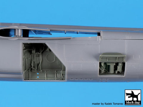 ブラックドッグ A48174 1/48 Mig 23 BN ホイールベイ+スパイン(エデュアルド用)