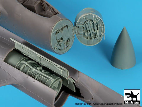 ブラックドッグ A48181 1/48 ブラックバーン バッカニア ライト エンジン+レーダー (エアフィックス用)