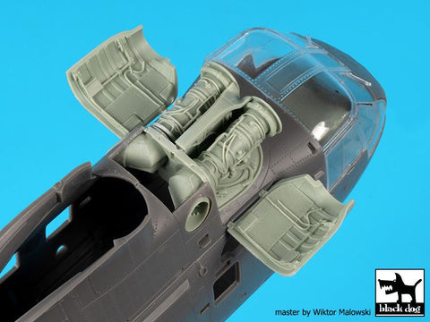 ブラックドッグ A48200 1/48 ウェストランド シーキング エンジンセット(エアフィックス用)