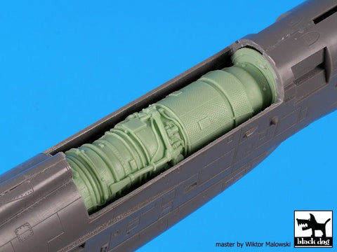 ブラックドッグ A48202 1/48 ライトニング F-2 A /F 6 エンジン・ラダー (エアフィックス用)