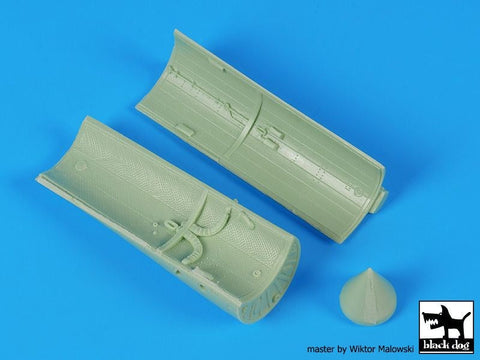 ブラックドッグ A48202 1/48 ライトニング F-2 A /F 6 エンジン・ラダー (エアフィックス用)