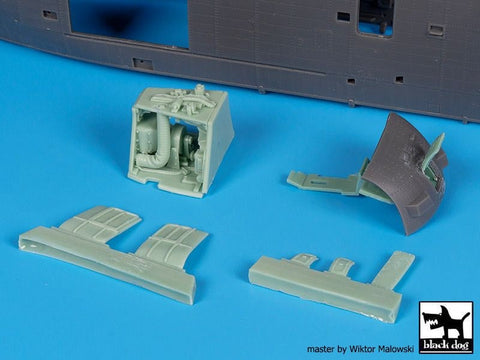 ブラックドッグ A48203 1/48 ウエストランド シーキング 電子機器・エンジン (エアフィックス用)