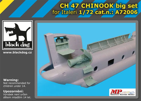 ブラックドッグ A72006 1/72 CH-47 チヌーク ビッグセット(イタレリ用)