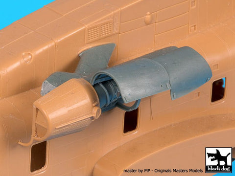 ブラックドッグ A72013 1/72 MH-53 J エンジン (イタレリ用)