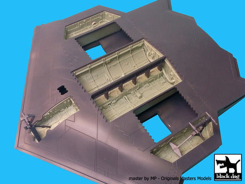 ブラックドッグ A72021 1/72 B-2スピリット 爆弾倉+ホイール・ベイ (コレクトモデル用)