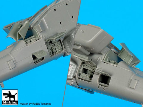 ブラックドッグ A72080 1/72 AH-64 D リア 電子部品 (アカデミー用)