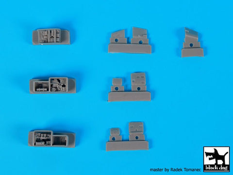 ブラックドッグ A72080 1/72 AH-64 D リア 電子部品 (アカデミー用)