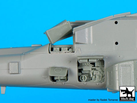 ブラックドッグ A72080 1/72 AH-64 D リア 電子部品 (アカデミー用)