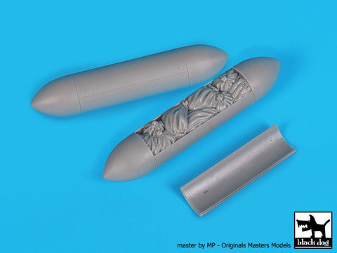 ブラックドッグ A72094 1/72 S-3A バイキング カーゴポッドアクセサリーセット (ハセガワ用)