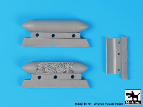 ブラックドッグ A72094 1/72 S-3A バイキング カーゴポッドアクセサリーセット (ハセガワ用)