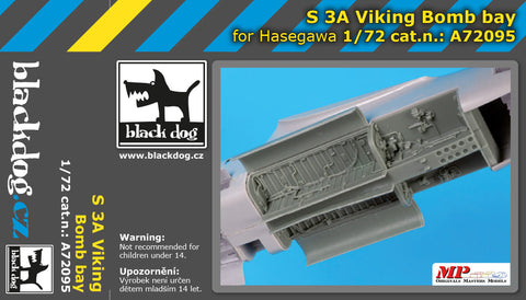 ブラックドッグ A72095 1/72 S-3A バイキング 爆弾倉 (ハセガワ用)