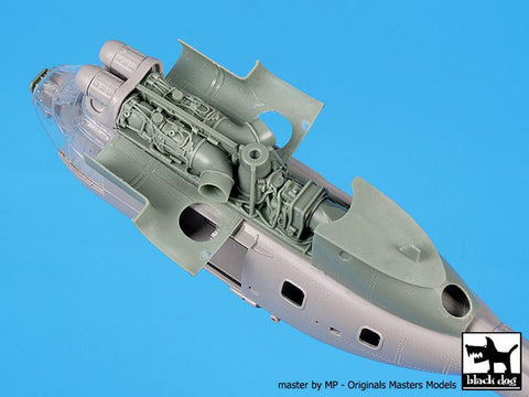 ブラックドッグ A72119 1/72 AS 332 シュペルピューマ エンジン+レーダー(イタレリ用)