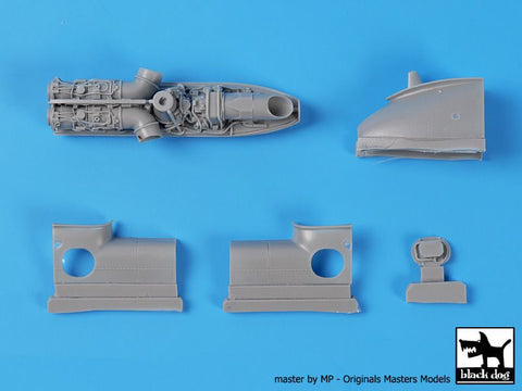 ブラックドッグ A72119 1/72 AS 332 シュペルピューマ エンジン+レーダー(イタレリ用)