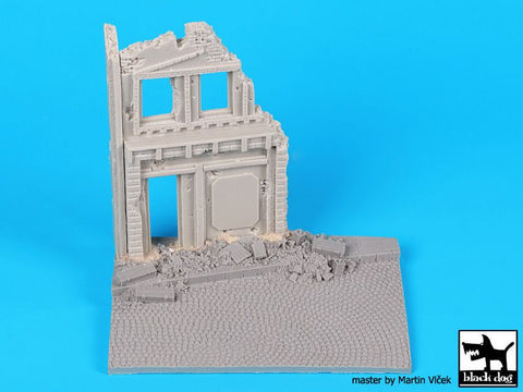 ブラックドッグ D48001 1/48 家の廃墟 ベース