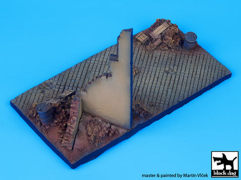 ブラックドッグ D72001 1/72 石畳の道(130x70mm)