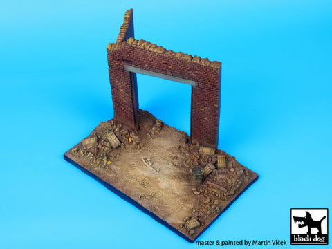 ブラックドッグ D72002 1/72 工場入口(125x75mm)