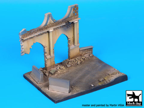 ブラックドッグ D72005 1/72 イラク 街 ベース