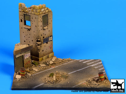 ブラックドッグ D72010 1/72 中東の街 ベース