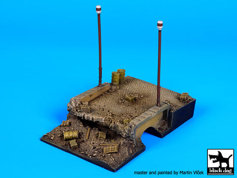 ブラックドッグ D72012 1/72 破壊された橋 ベース