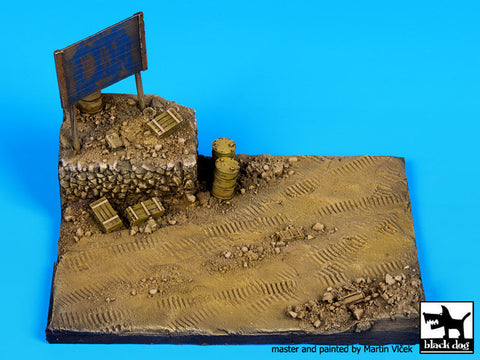 ブラックドッグ D72013 1/72 アフリカの道路(サインベース付)