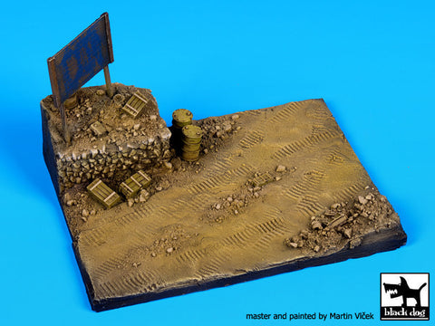 ブラックドッグ D72013 1/72 アフリカの道路(サインベース付)