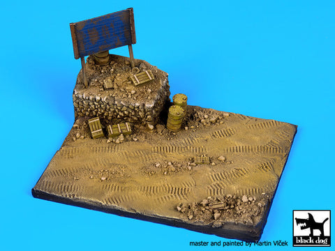 ブラックドッグ D72013 1/72 アフリカの道路(サインベース付)