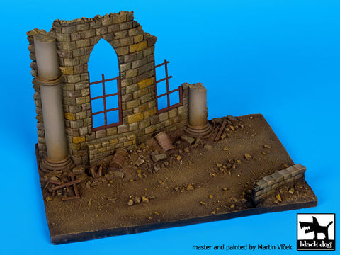 ブラックドッグ D72016 1/72 大聖堂の廃墟ベース